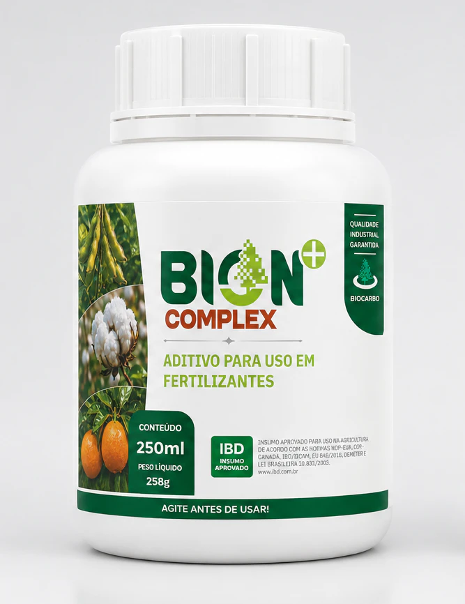 Embalagem de 250 mililitros do BION+Complex
